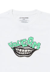 Camiseta para hombre Volcom Evil Grin SST White