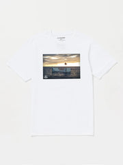 Camiseta para hombre Volcom TTT Poster SST White