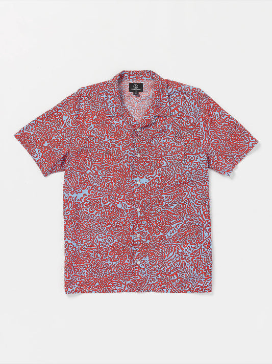 Camisa para hombre Volcom Purestone SS Blue Bird