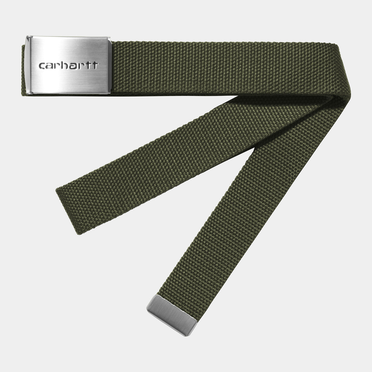 Cinturon Carhartt Clip Belt Chrome Office Green