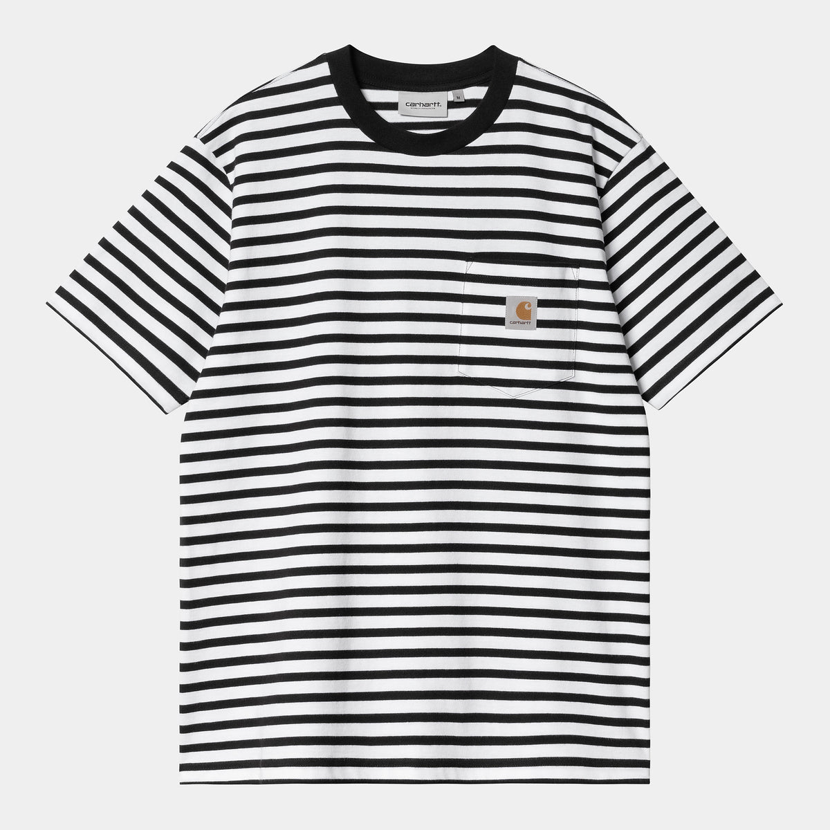 Camiseta para hombre Carhartt Seidler Pocket Black White