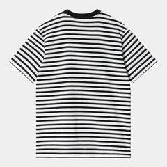 Camiseta para hombre Carhartt Seidler Pocket Black White