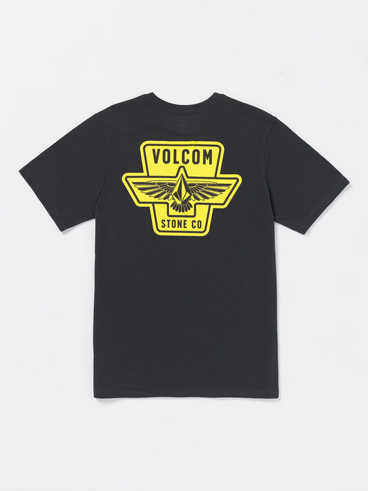 Camiseta para hombre Volcom Wing It SST Black