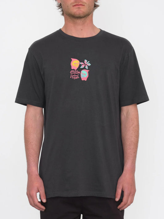 Camiseta para hombre Volcom Flower Budz FTY Stealh
