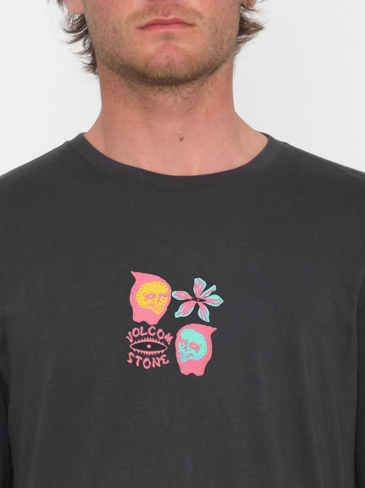 Camiseta para hombre Volcom Flower Budz FTY Stealh