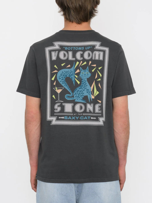 Camiseta para hombre Volcom Saxy Cat Stealth