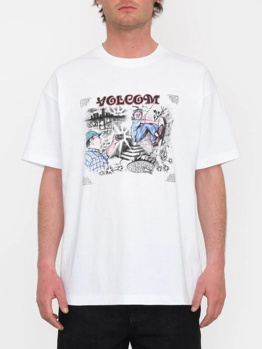 Camiseta para hombre Volcom Street keutchi White