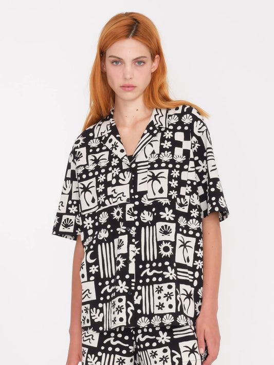 Camisa para mujer Volcom Sunny Wild Black