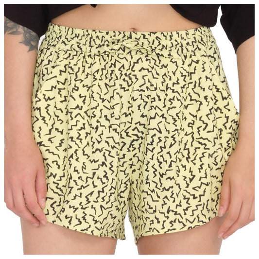 Pantalón corto para mujer Volcom Surfpunk Aura Yellow