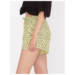 Pantalón corto para mujer Volcom Surfpunk Aura Yellow