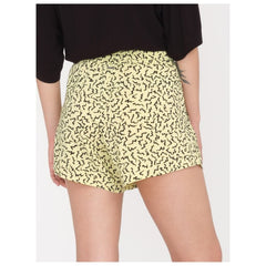 Pantalón corto para mujer Volcom Surfpunk Aura Yellow