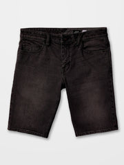 Bermudas para hombre Volcom Solver Denim Black Out