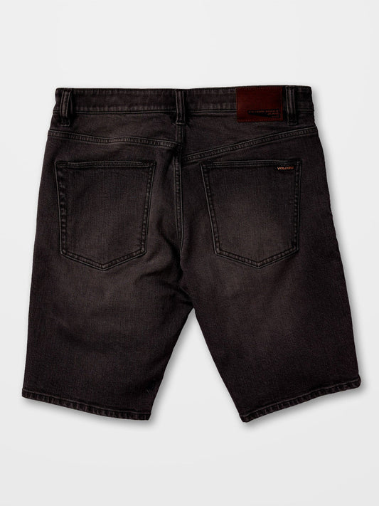 Bermudas para hombre Volcom Solver Denim Black Out