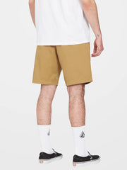 Bermudas para hombre Volcom Frickin Elastic Dark Khaki