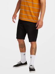 Bermudas para hombre Volcom Frickin Modern Stretch Black