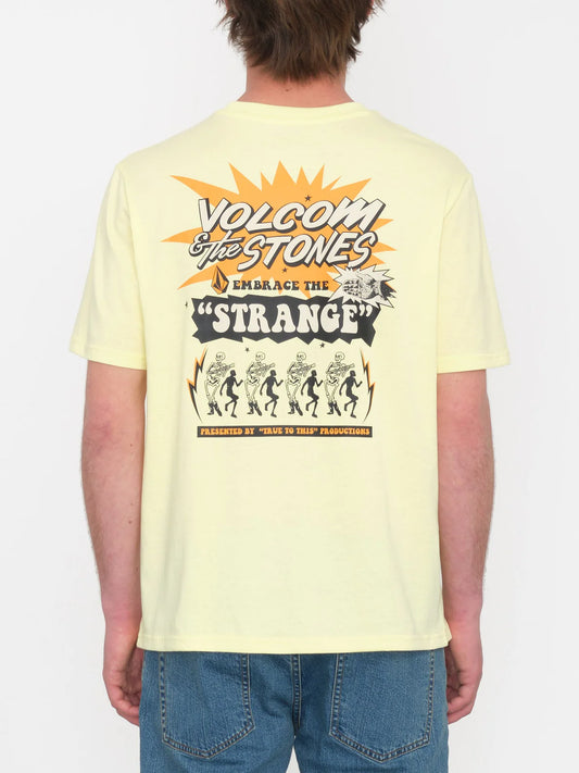 Camiseta para hombre Volcom Strange Relics Aura Yellow