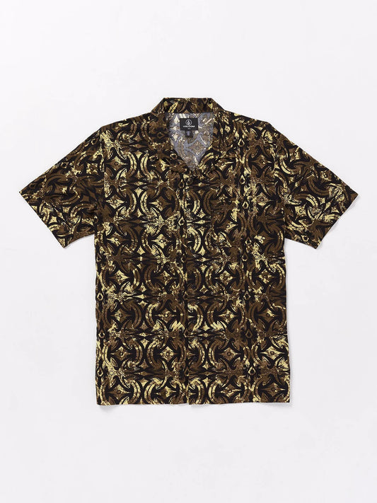 Camisa para hombre Volcom Bold Moves Ginger Brown