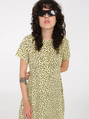 Vestido para mujer Volcom Surfpunk Aura Yellow