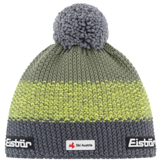 Gorro invierno Eisbar Star pompon Verde