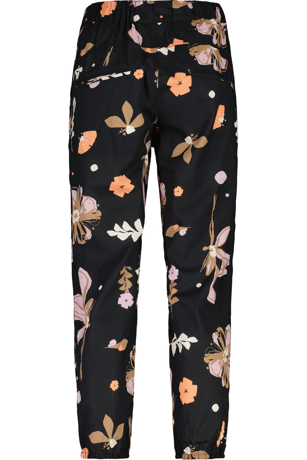 Pantalón para mujer Maloja FliegenpilzM Deep Black Floral