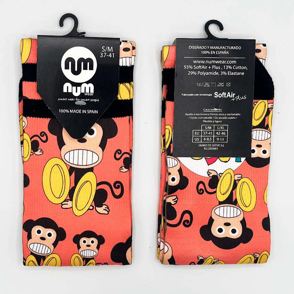Calcetines Unisex Num Wear Loco Monky Monky Cymbals