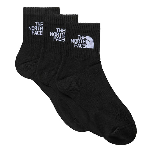 Pack de calcetines The North Face Multi Sport Quarter Black