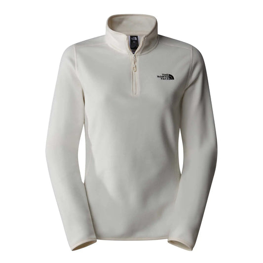 Forro polar para mujer The North Face Glacier 1/4 zip Blanco