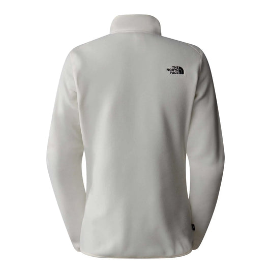 Forro polar para mujer The North Face Glacier 1/4 zip Blanco