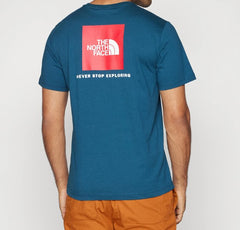 Camiseta para hombre The North Face RedBox Petrol Red