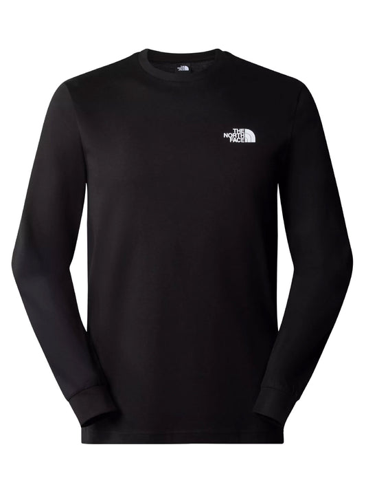 Camiseta para hombre The North Face Redbox LS Black