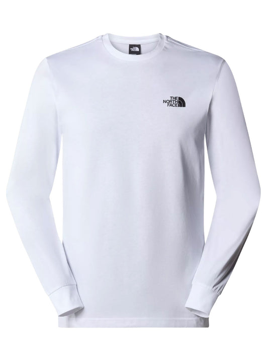 Camiseta para hombre The North Face Redbox LS White