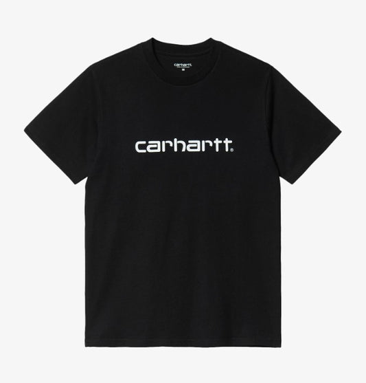 Camiseta Carhartt S/S Script Black White