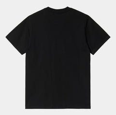 Camiseta Carhartt S/S Script Black White