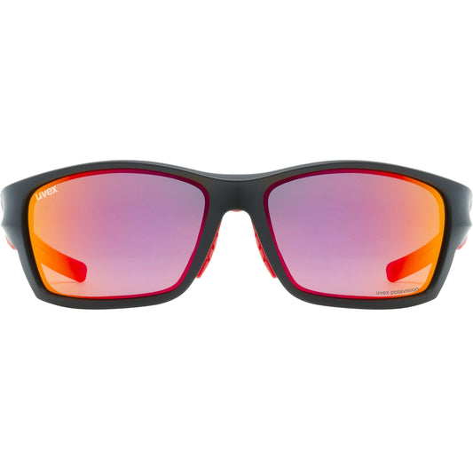 Gafas de sol Uvex Sportstyle 232 P black Mat Red
