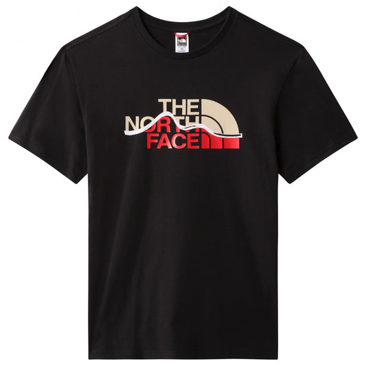 Camiseta The North Face S/s Mountain Line Negro