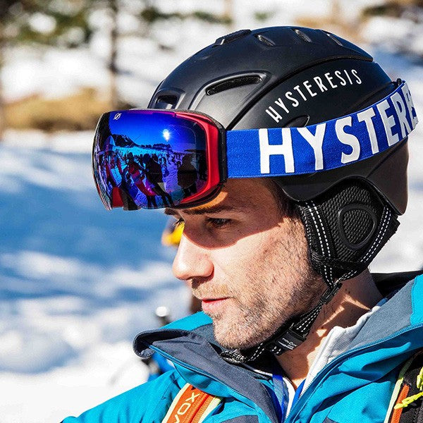 Casco para esquí con visor Hysteresis Negro