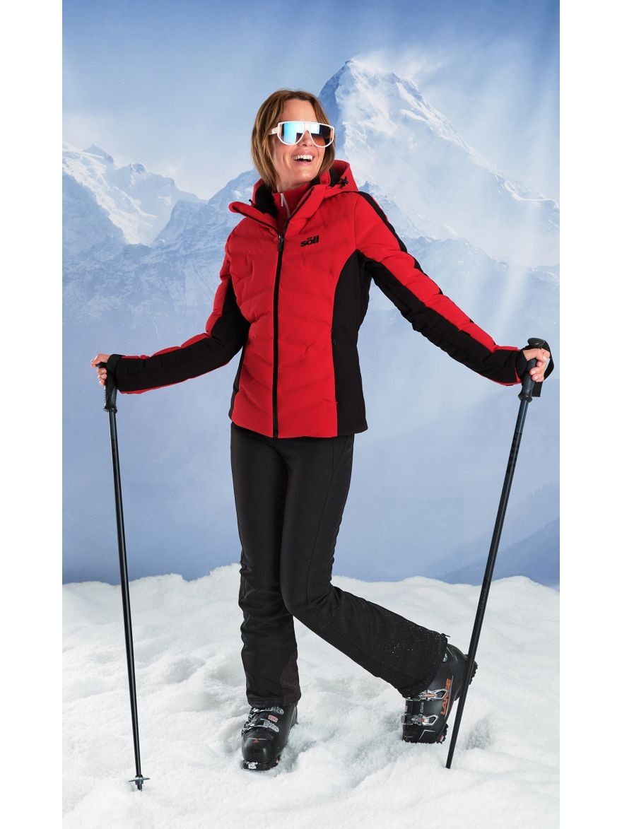 Chaqueta de esquí con relleno de Primalof Thermoplume, impermeable y  transpirable.