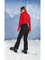 Pantalón de esquí ajustado para mujer Soll Rocket Negro