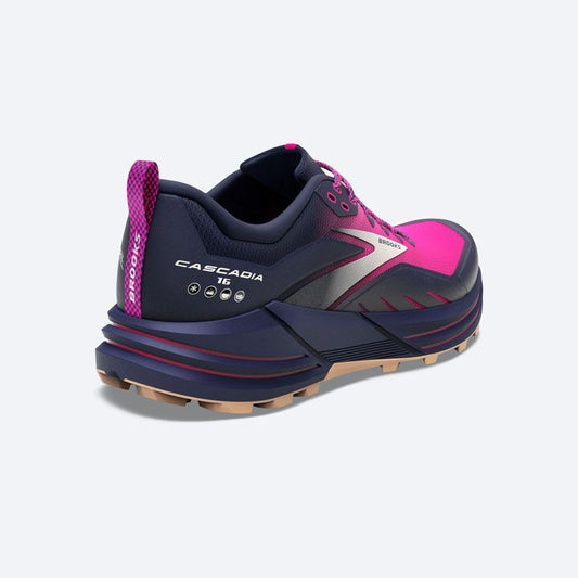 Zapatillas W Brooks Cascadia 16 Peacoat/Pink/Biscuit