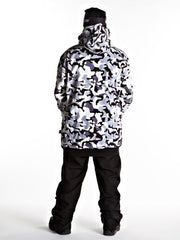 Softshell Lekker Tall Hoodie Camo Black