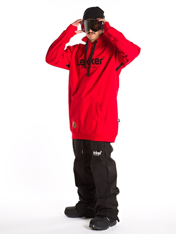 Softshell Lekker Tall Hoodie Hot Red