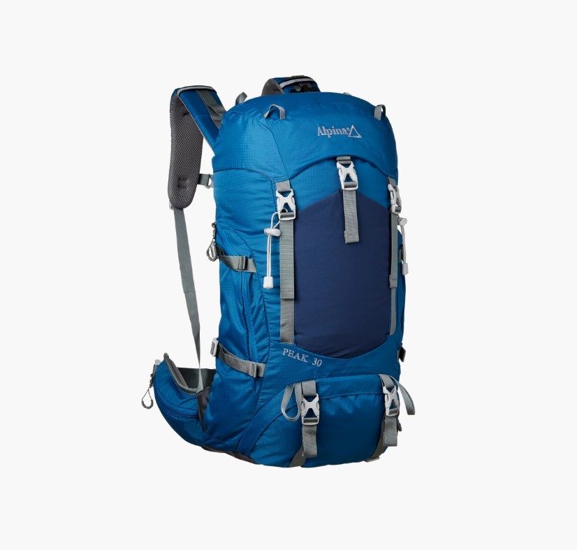 Mochila de Montaña Alpina Peak 30L Azul