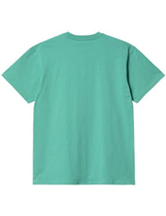 Camiseta Carhartt Chase S/s Aqua Green Gold