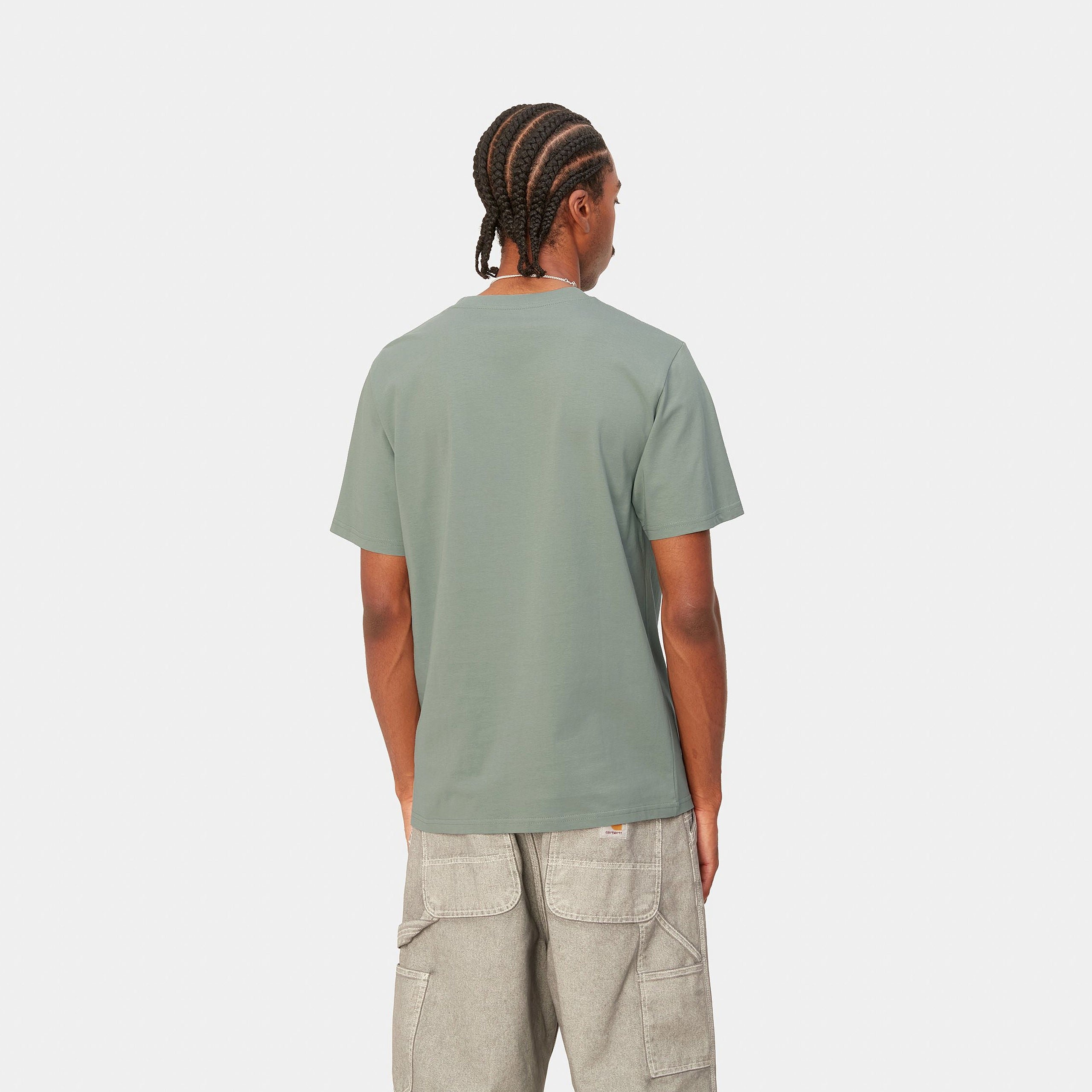 Camiseta Carhartt Pocket S/s Glassy Teal